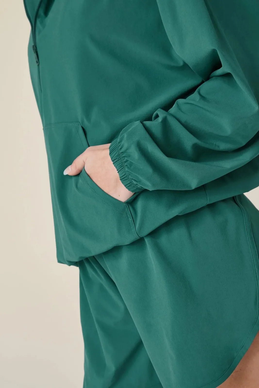 In Stride Half Zip Pullover, Lunar Teal