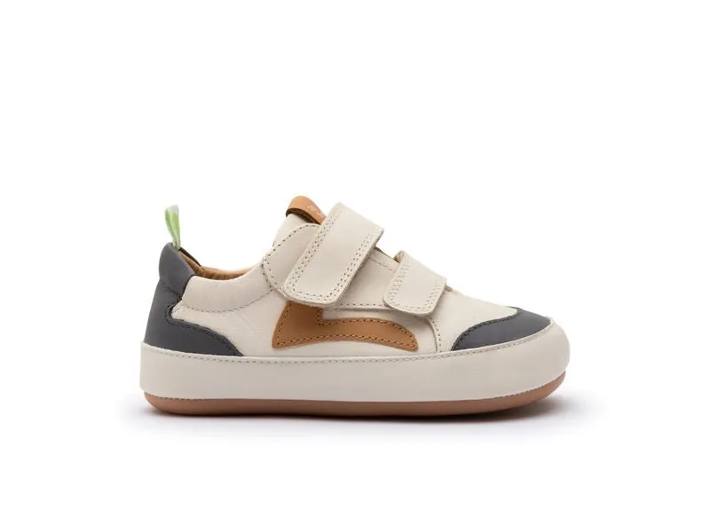 Landy Sneakers - Tapioca & Slate blue