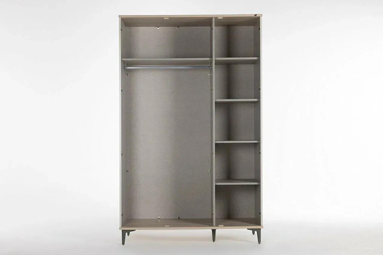 Leo Wardrobe 3 Doors
