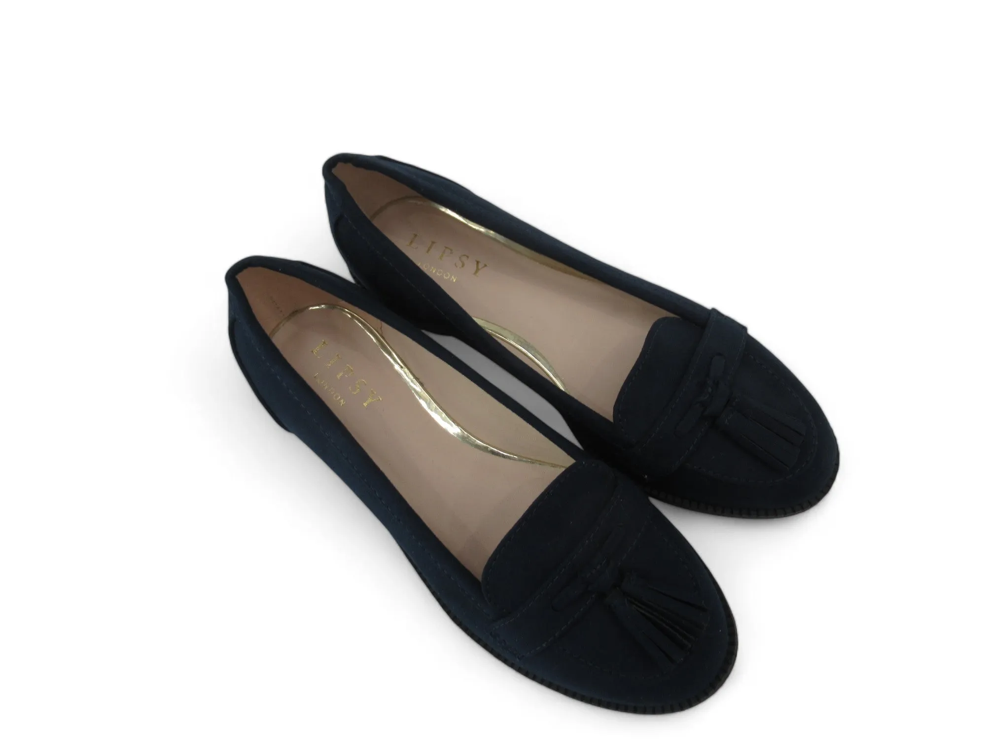 Lipsy London UK 3 Navy Blue Loafer Shoes Womenswear | Preloved