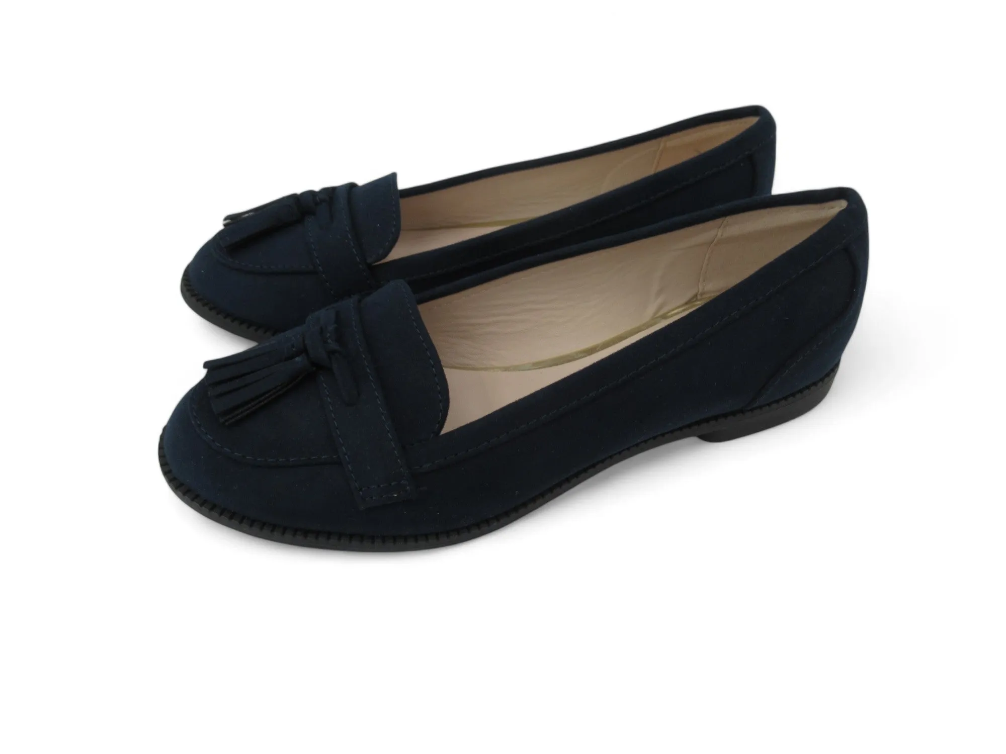Lipsy London UK 3 Navy Blue Loafer Shoes Womenswear | Preloved