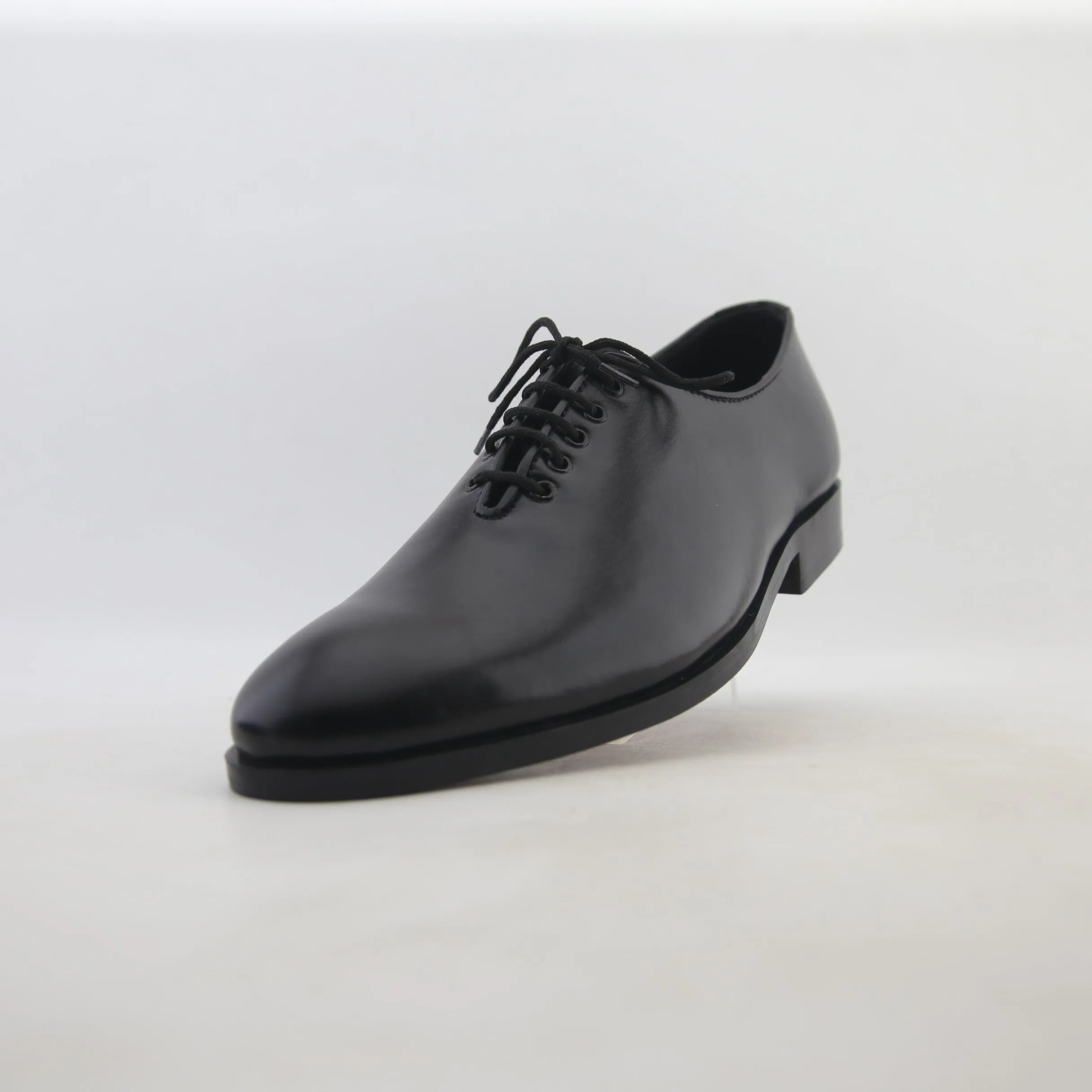 Men - Leather Formal Shoes - (Black) (Handmade)