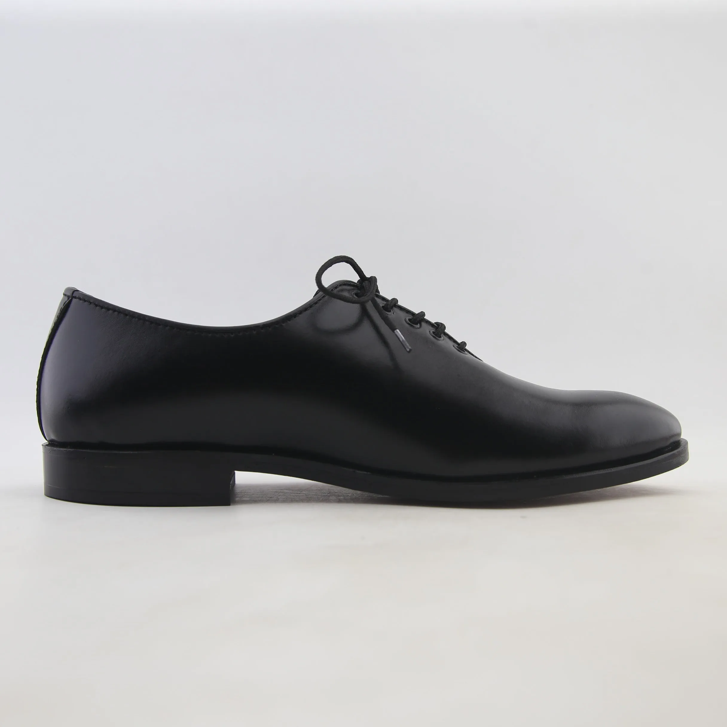 Men - Leather Formal Shoes - (Black) (Handmade)