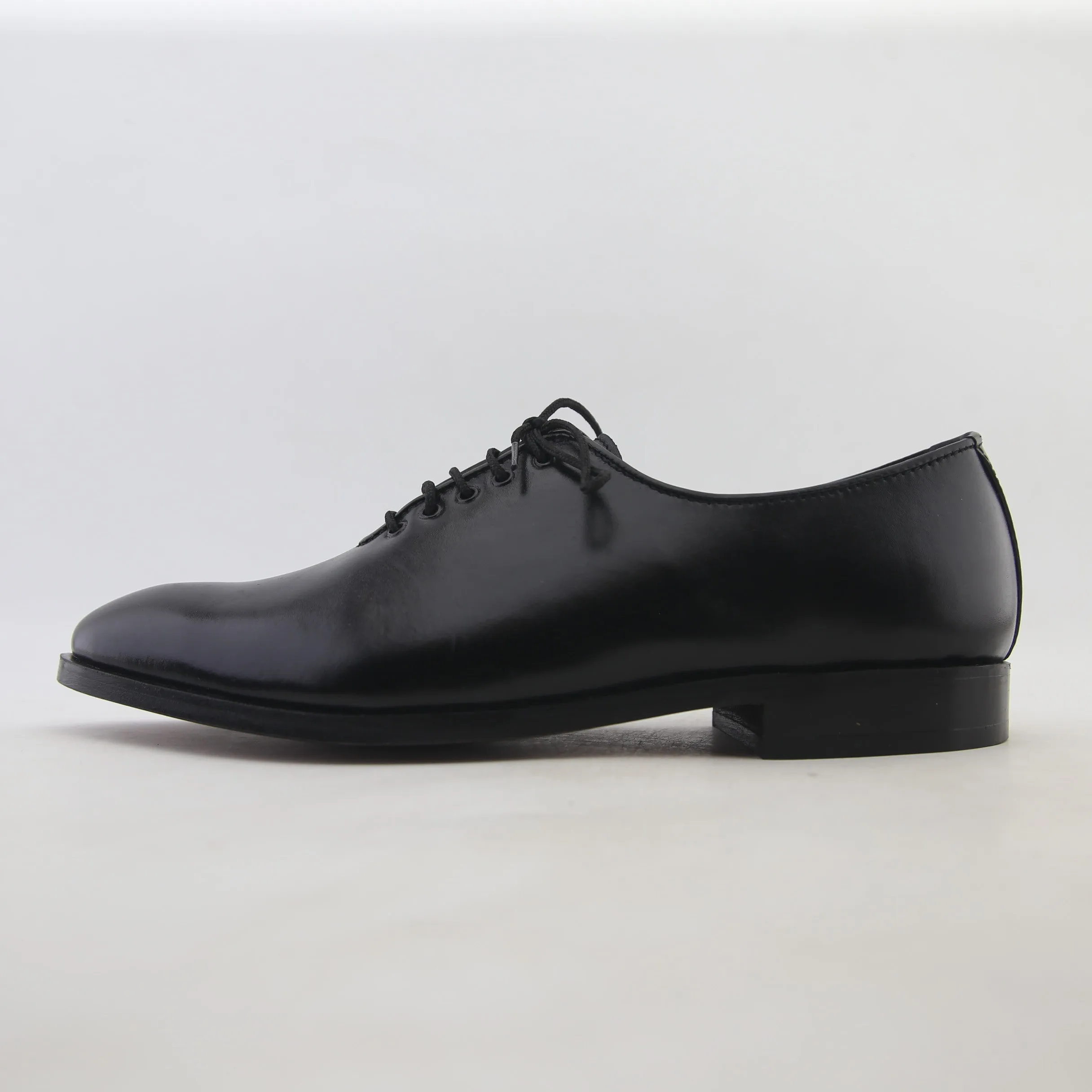 Men - Leather Formal Shoes - (Black) (Handmade)