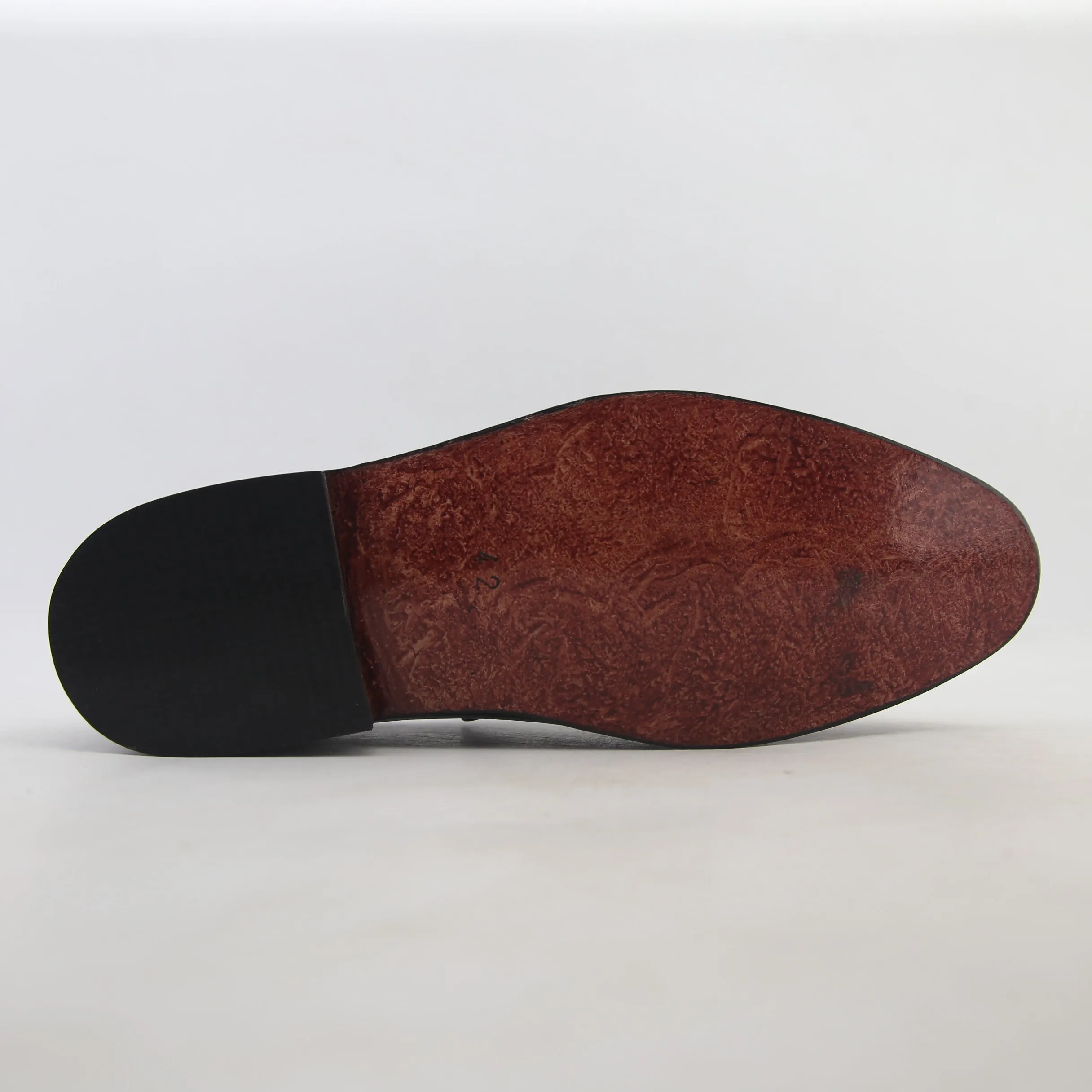 Men - Leather Formal Shoes - (Black) (Handmade)