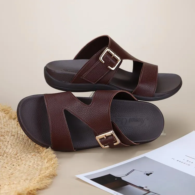 Men Zig Zag Buckle Sandals [Comfy Health Series][ODD SIZES LEFT]