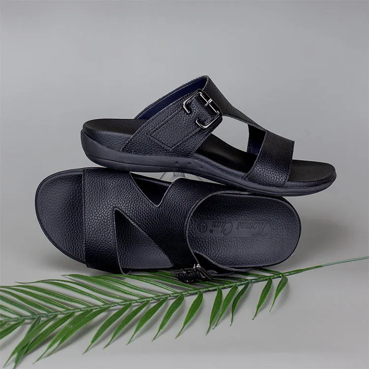 Men Zig Zag Buckle Sandals [Comfy Health Series][ODD SIZES LEFT]