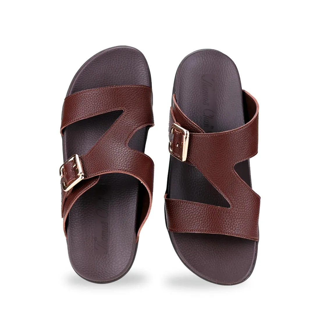 Men Zig Zag Buckle Sandals [Comfy Health Series][ODD SIZES LEFT]