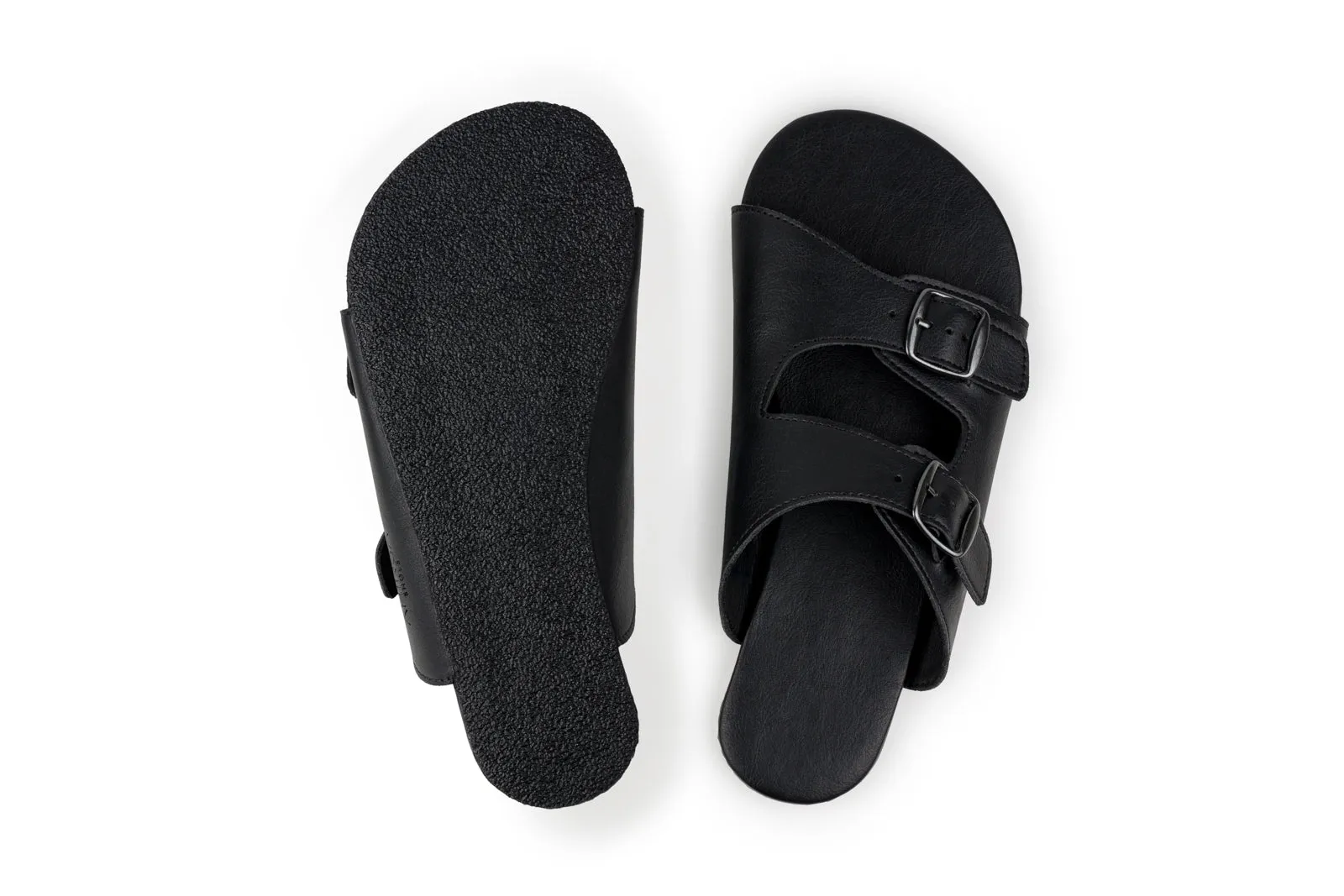 Men’s barefoot slip-on sandals black