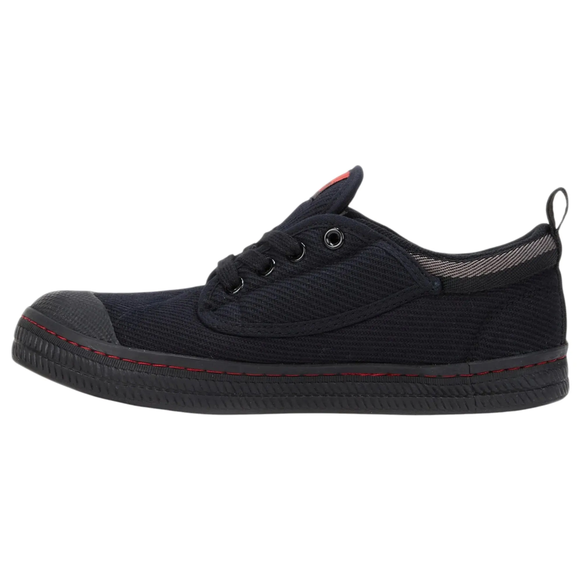 Mens Dunlop Classic Canvas Volleys Sneakers Casual Black Grey Shoes