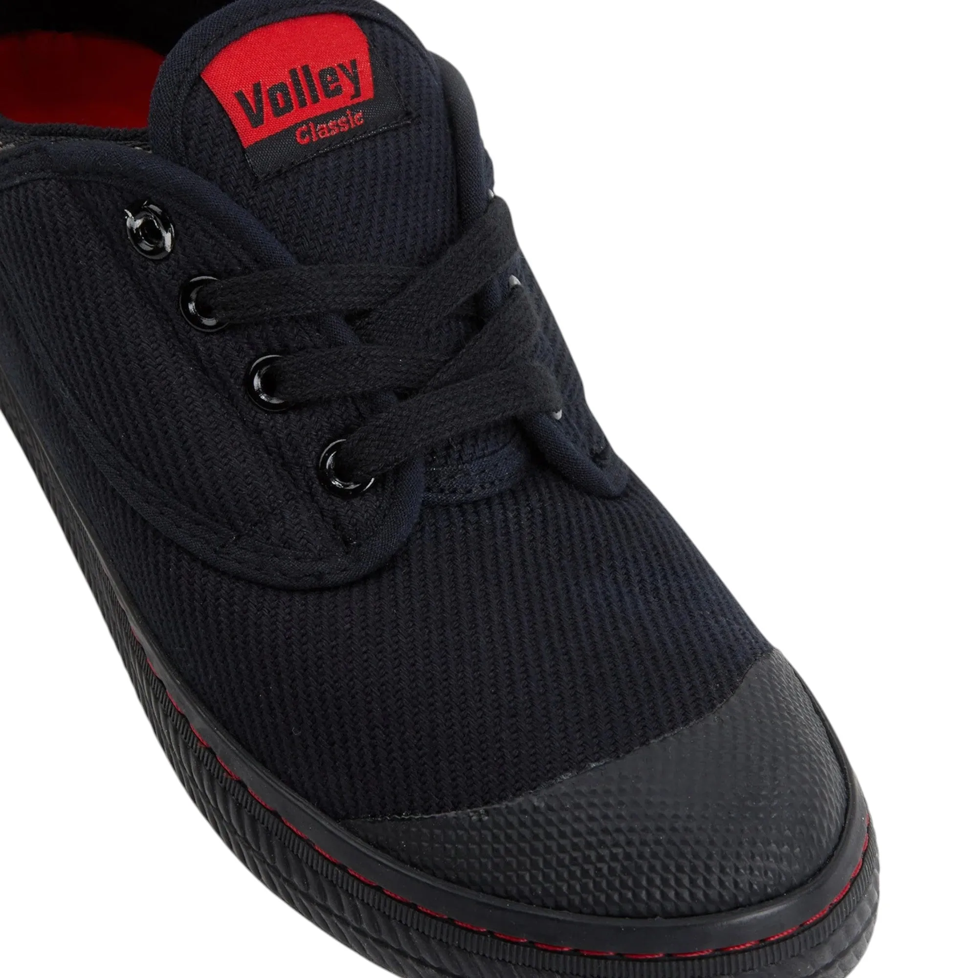 Mens Dunlop Classic Canvas Volleys Sneakers Casual Black Grey Shoes