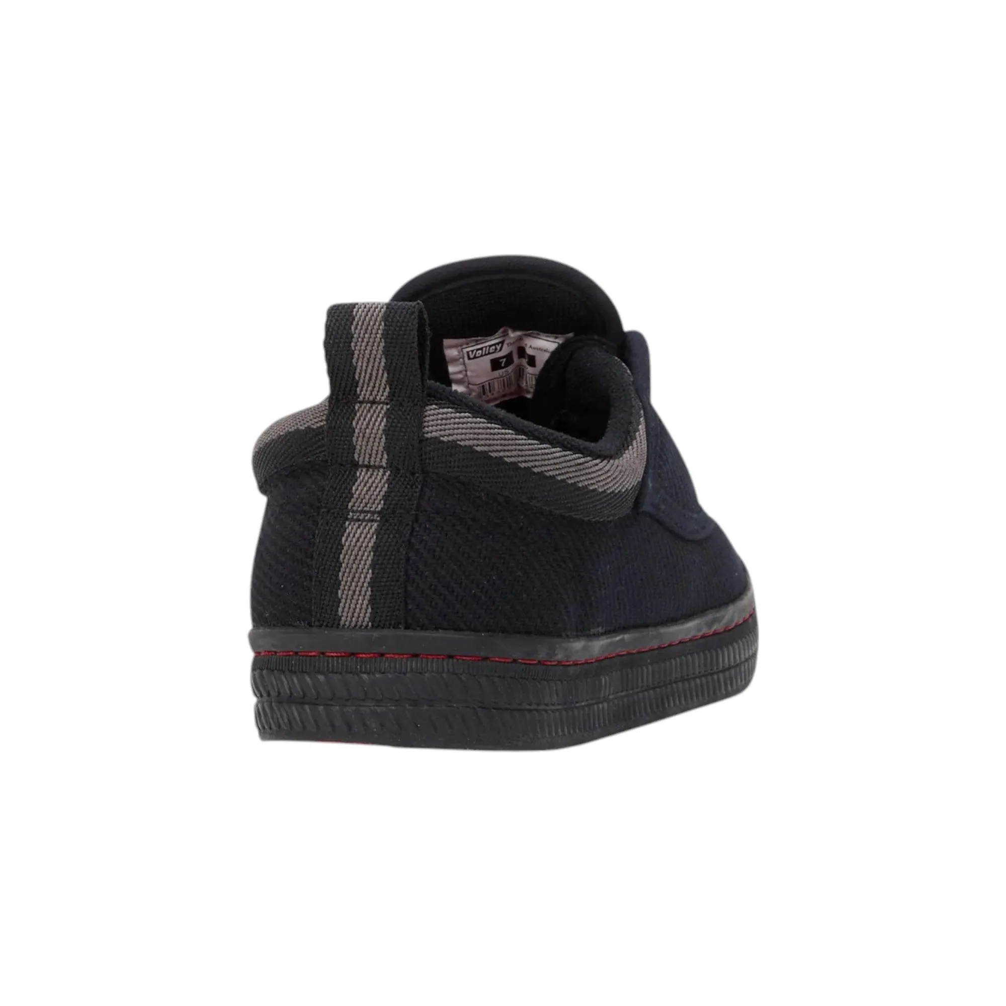 Mens Dunlop Classic Canvas Volleys Sneakers Casual Black Grey Shoes