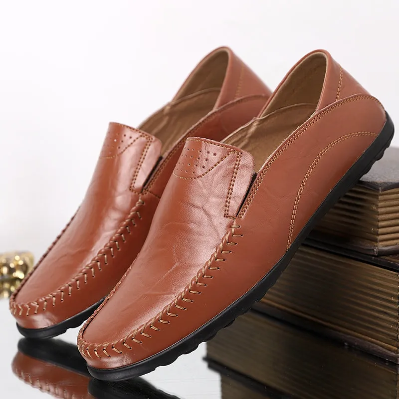 Men's Genuine Leather Moccasins | Casual Loafers