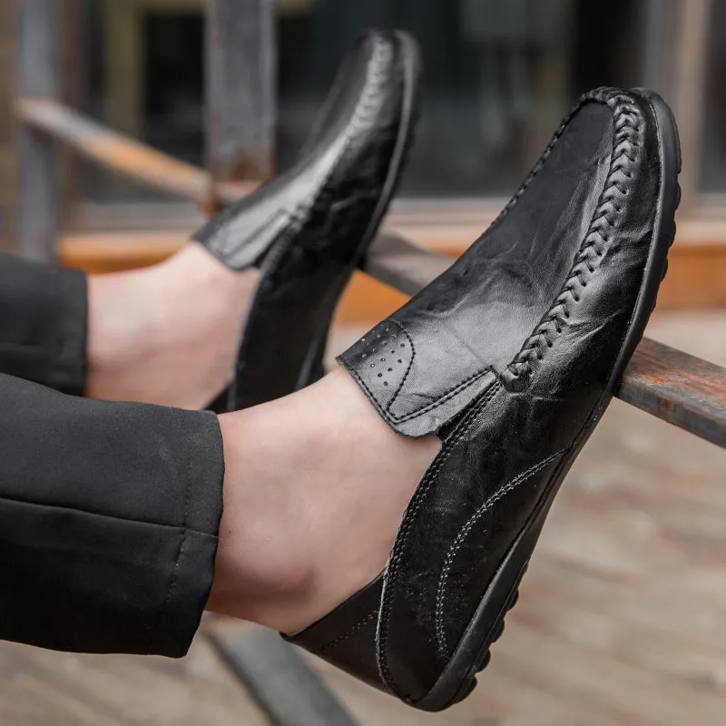 Men's Genuine Leather Moccasins | Casual Loafers