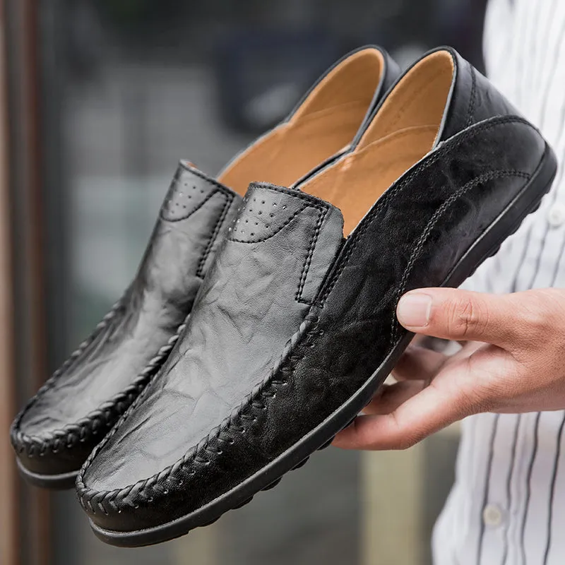 Men's Genuine Leather Moccasins | Casual Loafers