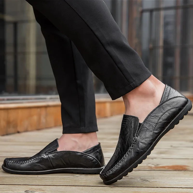 Men's Genuine Leather Moccasins | Casual Loafers