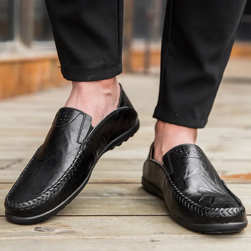 Men's Genuine Leather Moccasins | Casual Loafers