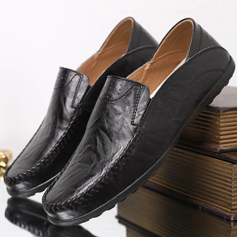 Men's Genuine Leather Moccasins | Casual Loafers
