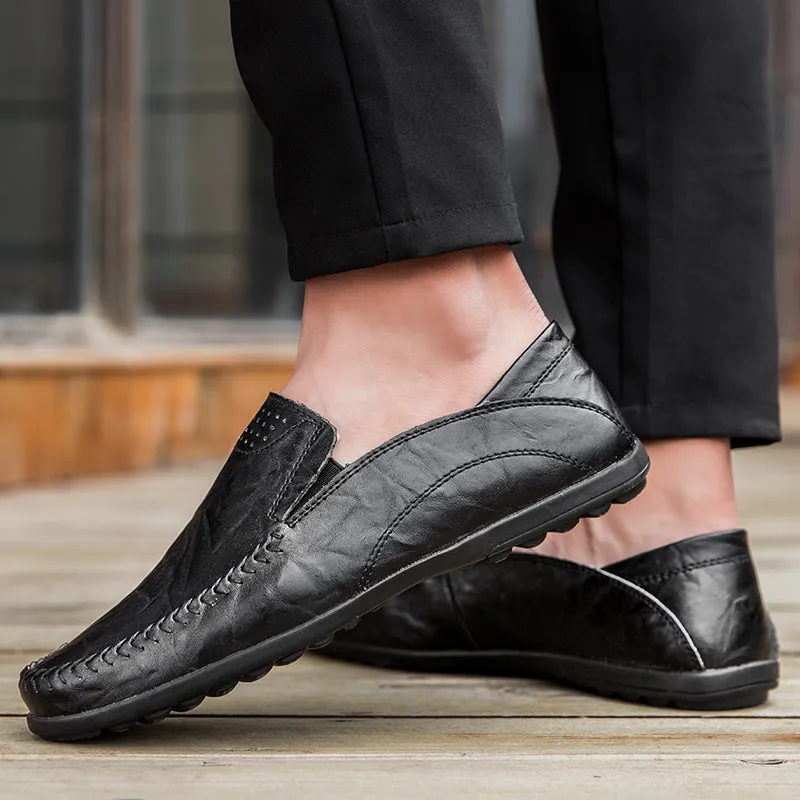 Men's Genuine Leather Moccasins | Casual Loafers