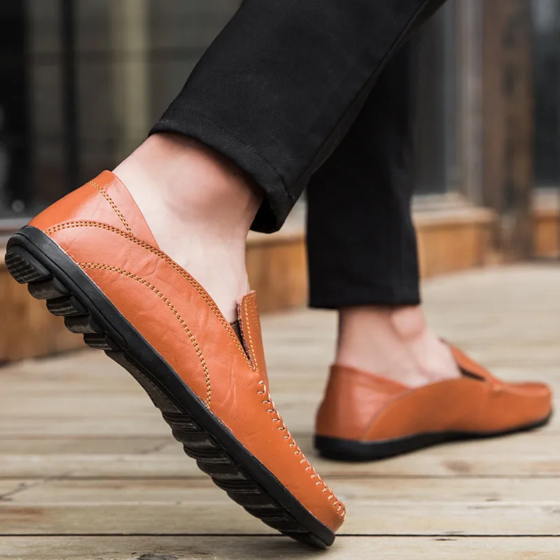 Men's Genuine Leather Moccasins | Casual Loafers