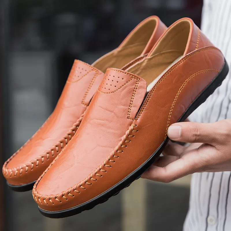 Men's Genuine Leather Moccasins | Casual Loafers