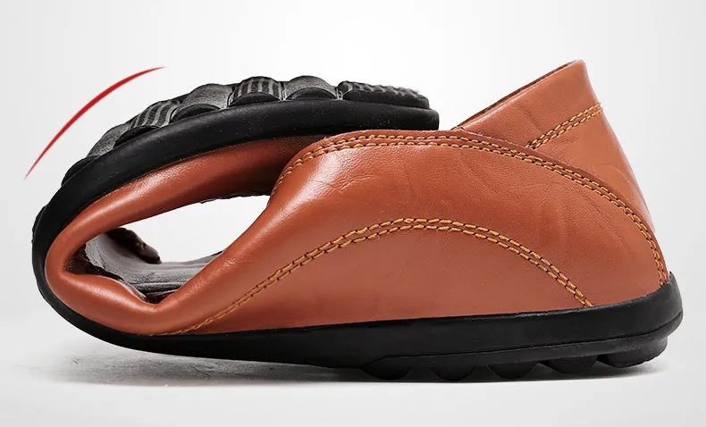 Men's Genuine Leather Moccasins | Casual Loafers