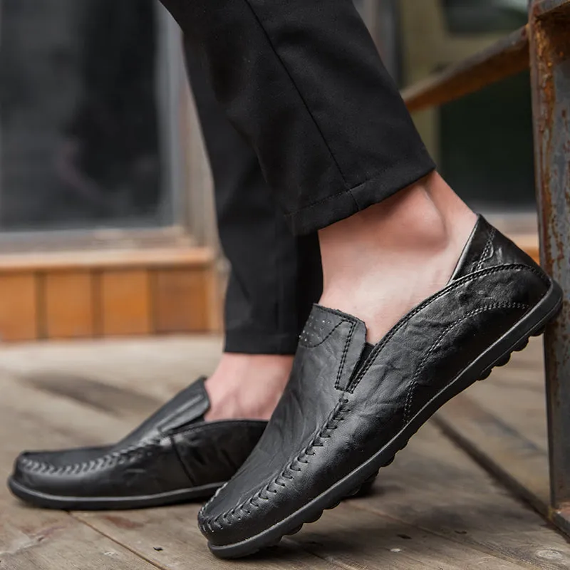 Men's Genuine Leather Moccasins | Casual Loafers
