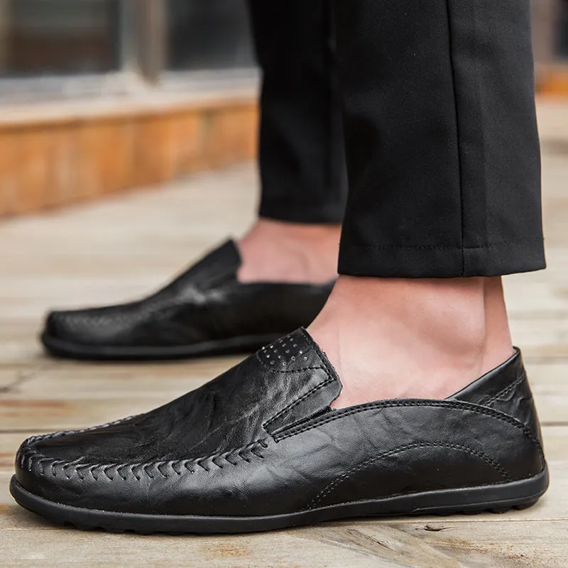 Men's Genuine Leather Moccasins | Casual Loafers