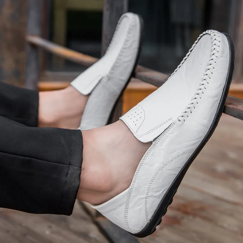 Men's Genuine Leather Moccasins | Casual Loafers