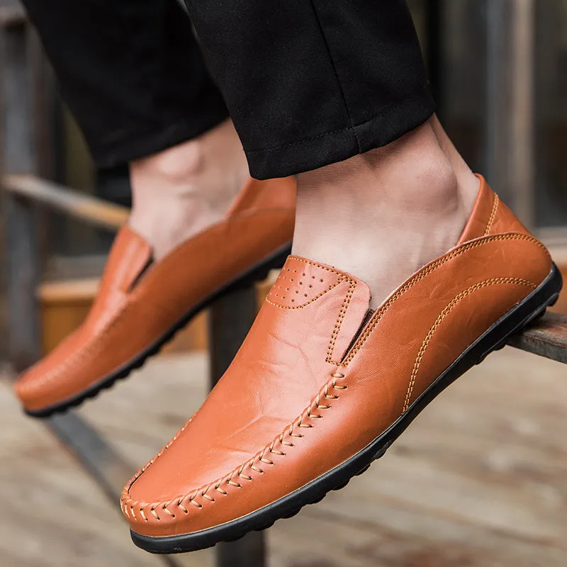 Men's Genuine Leather Moccasins | Casual Loafers