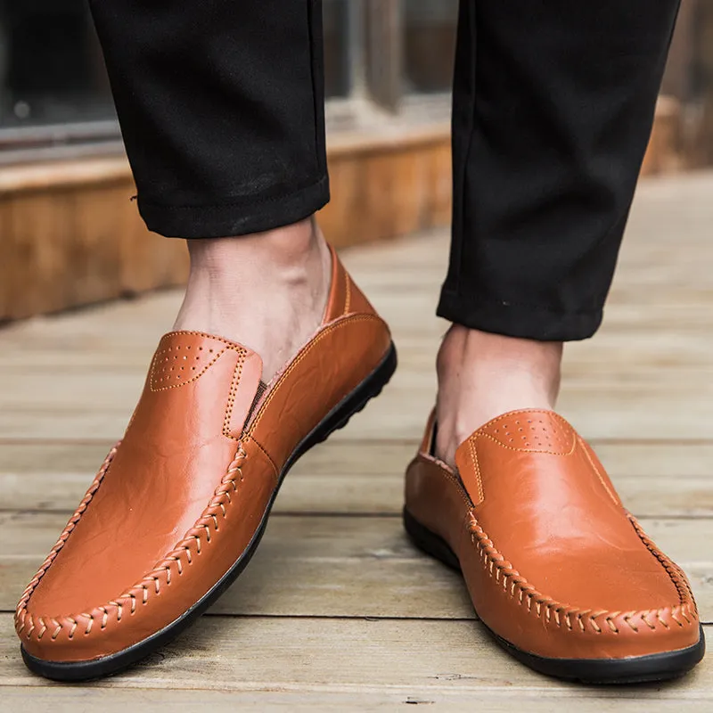 Men's Genuine Leather Moccasins | Casual Loafers