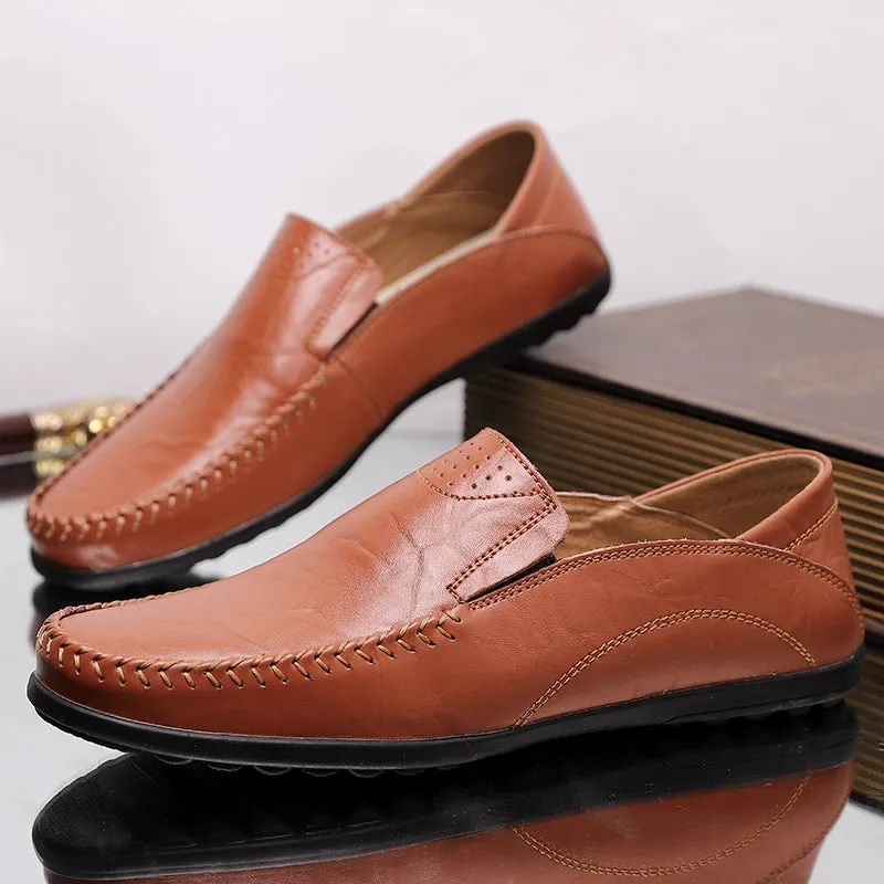 Men's Genuine Leather Moccasins | Casual Loafers