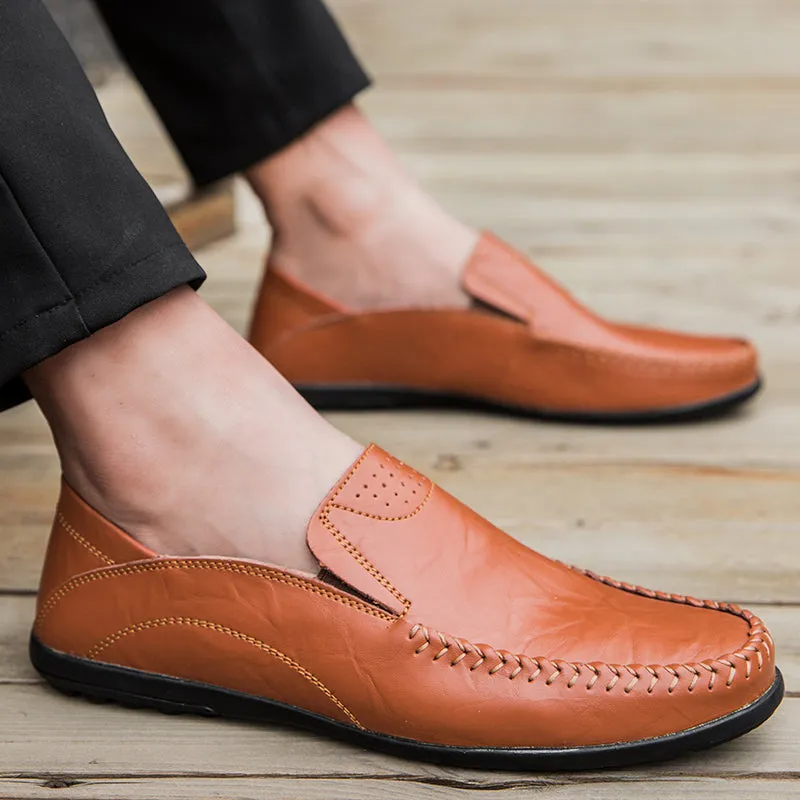 Men's Genuine Leather Moccasins | Casual Loafers