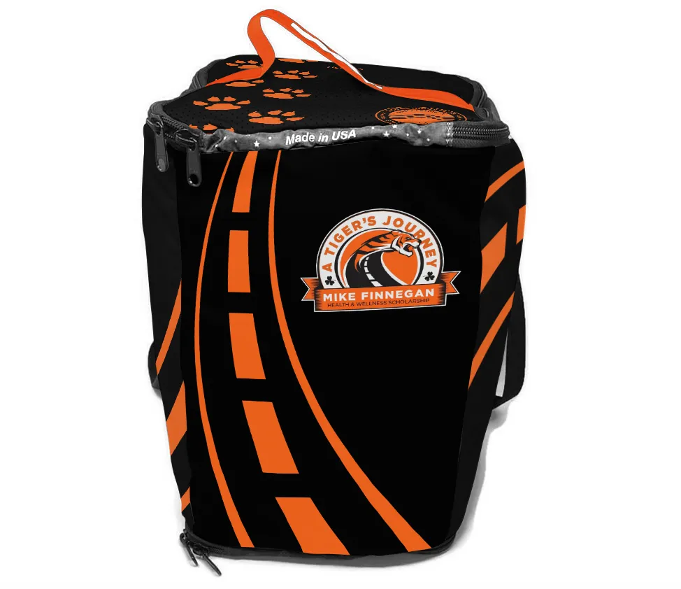 Mike Finnegan Health 2022 RACEDAY BAG™ Black Orange