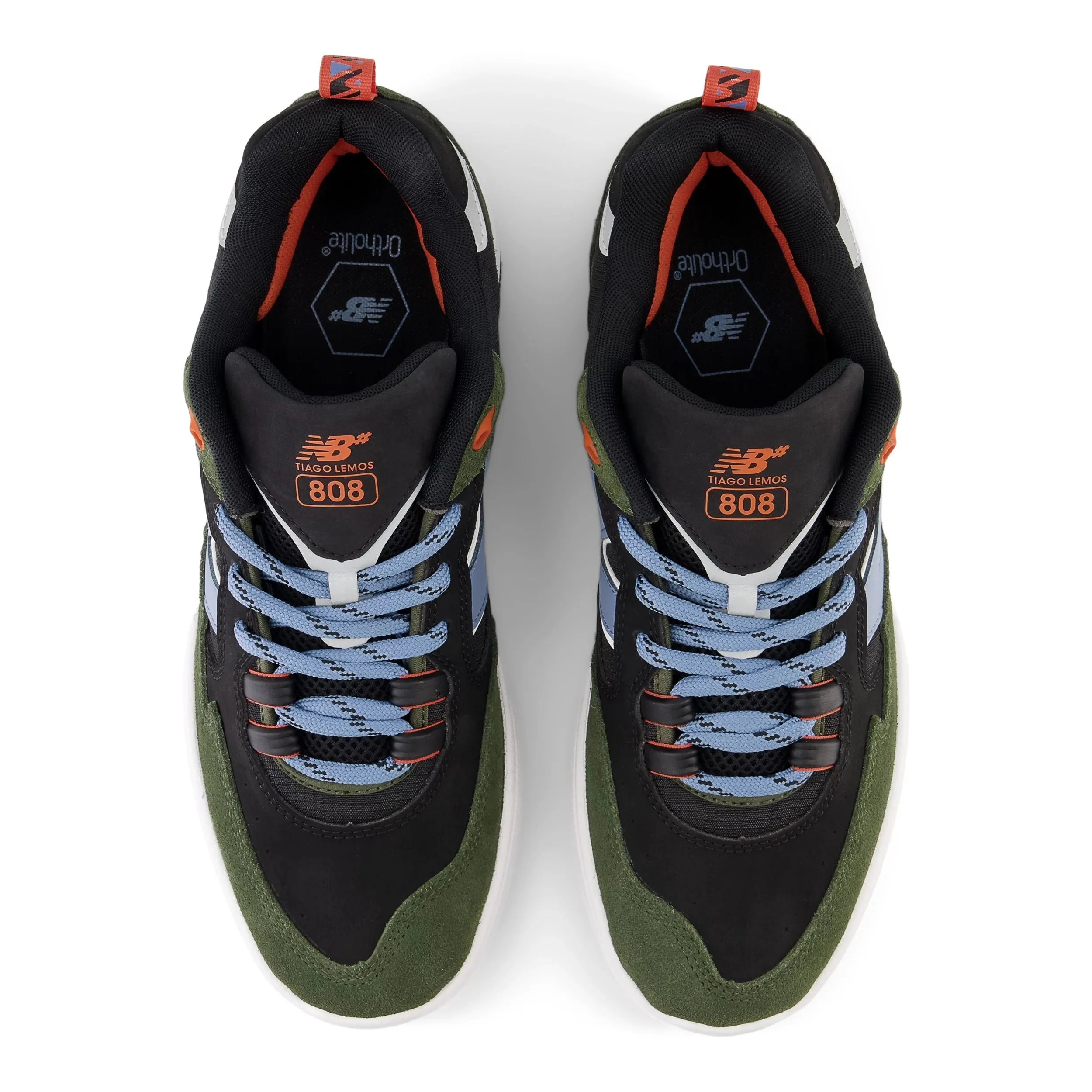 New Balance Numeric 808 Tiago Lemos Skateboard Shoe - Forest Green/Black