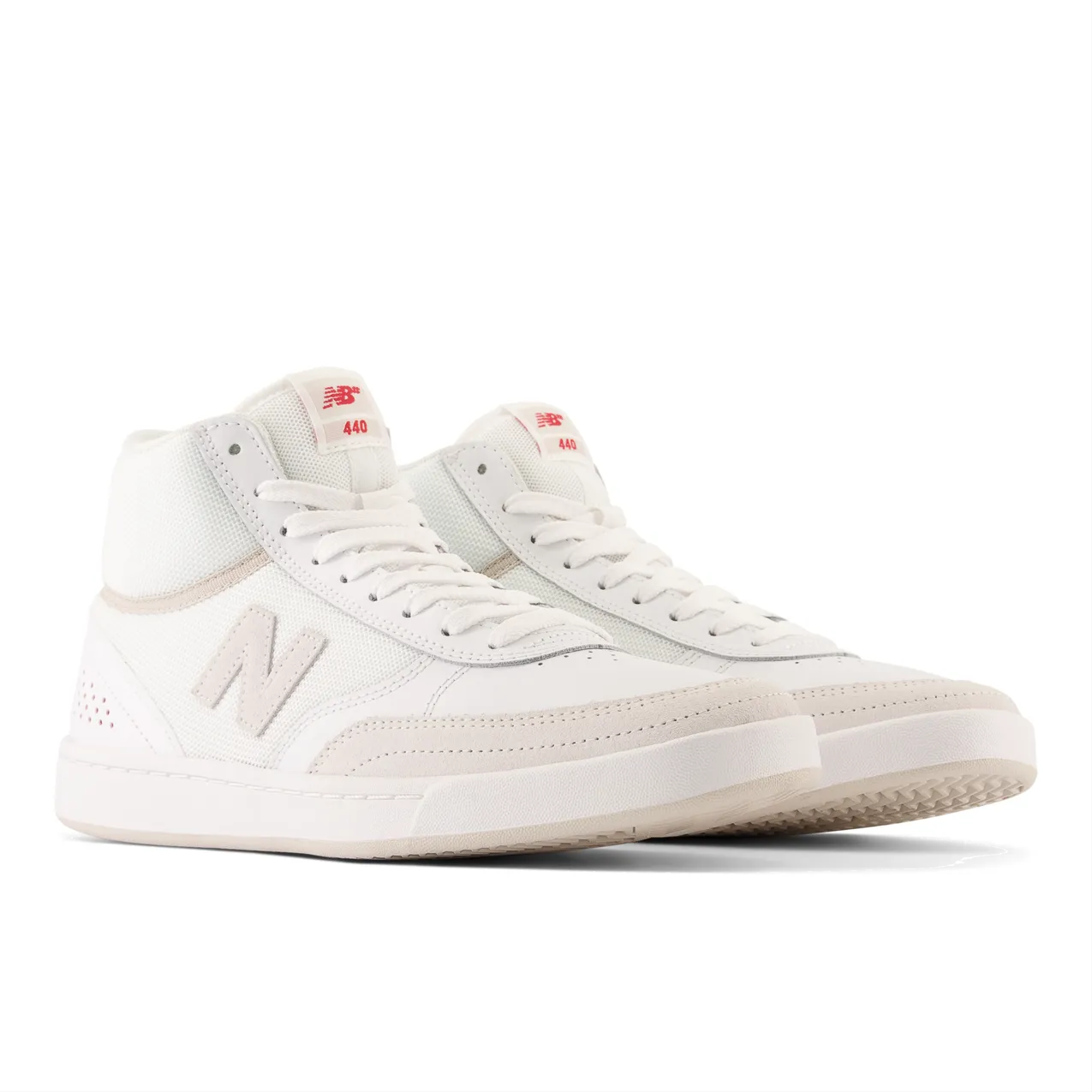 New Balance Numeric Men's 440 High White Red Shoes