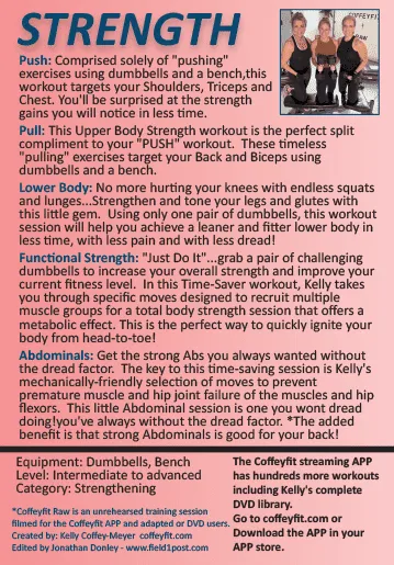 “RAW” Total Body Timesaver – Strength Workout with Kelly Coffee Meyer