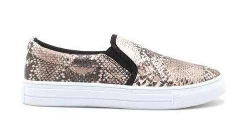 Reba Snakeskin Sneakers