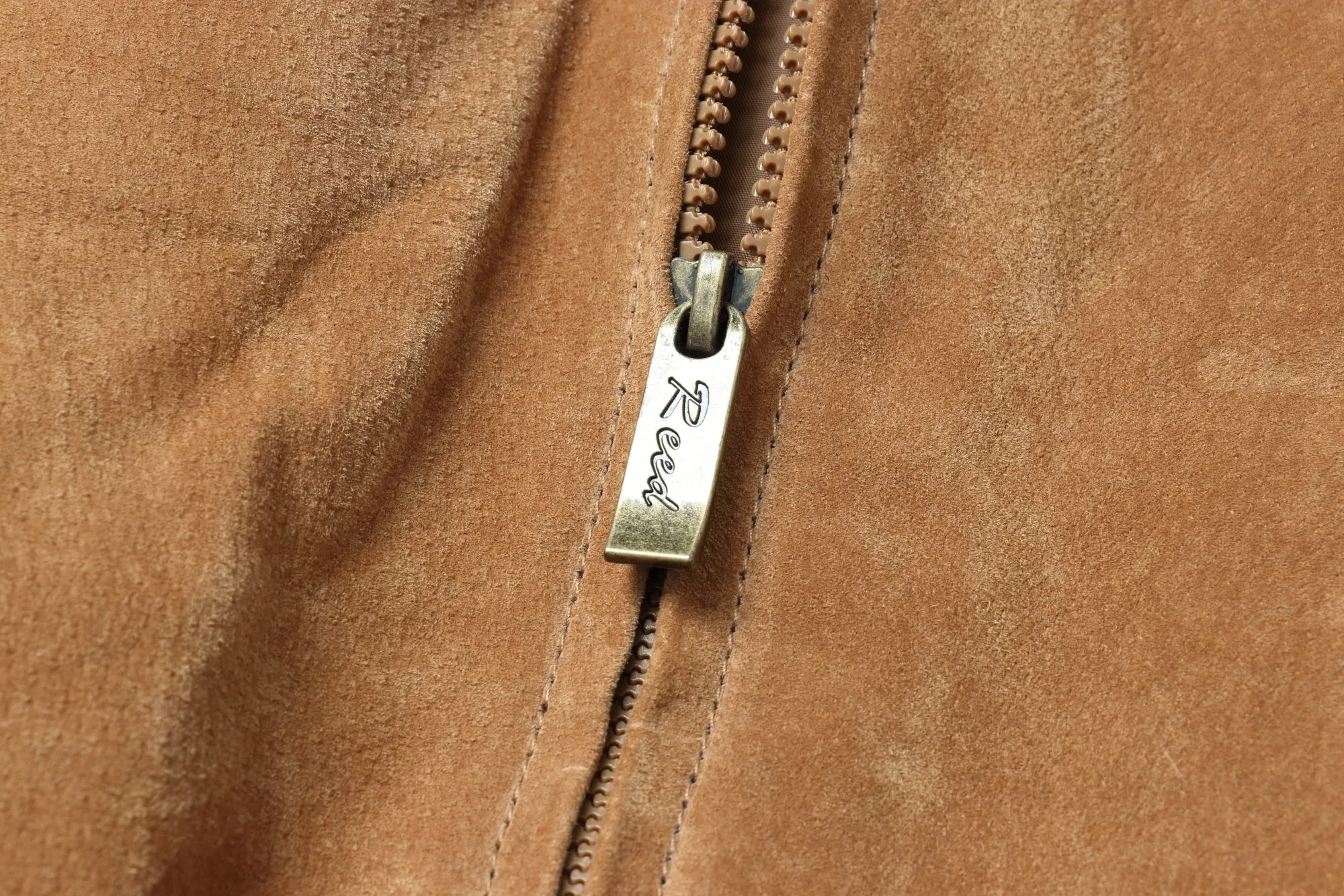 REED Men's Baseball Suede Leather Jacket (Imported)