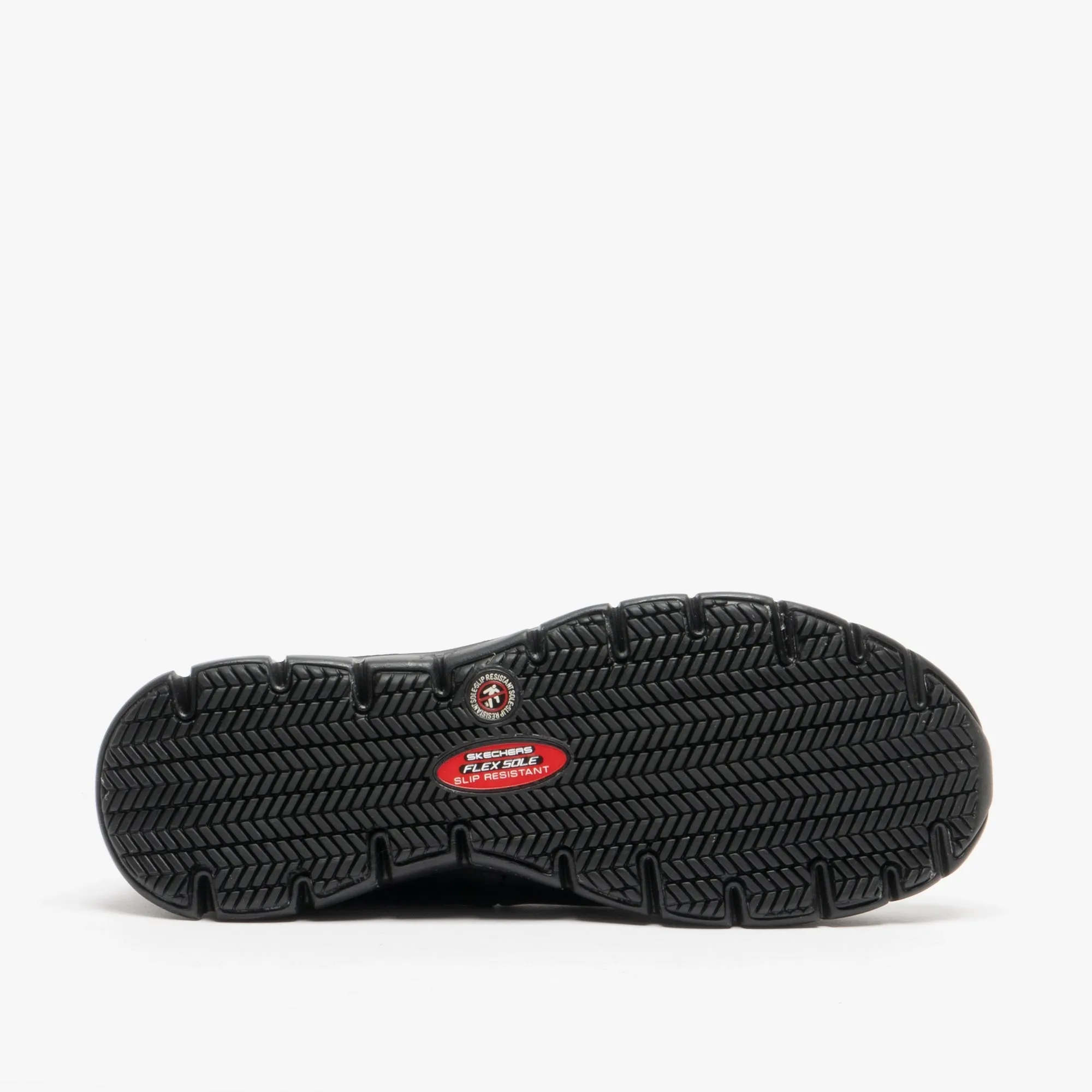 RELAXED FIT - SURE TRACK Ladies Leather Anti-Slip Shoes Black