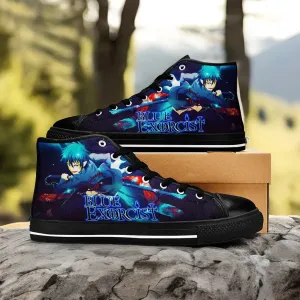 Rin Okumura Ao no Exorcist Shoes High Tops Sneakers for Kids and Adults