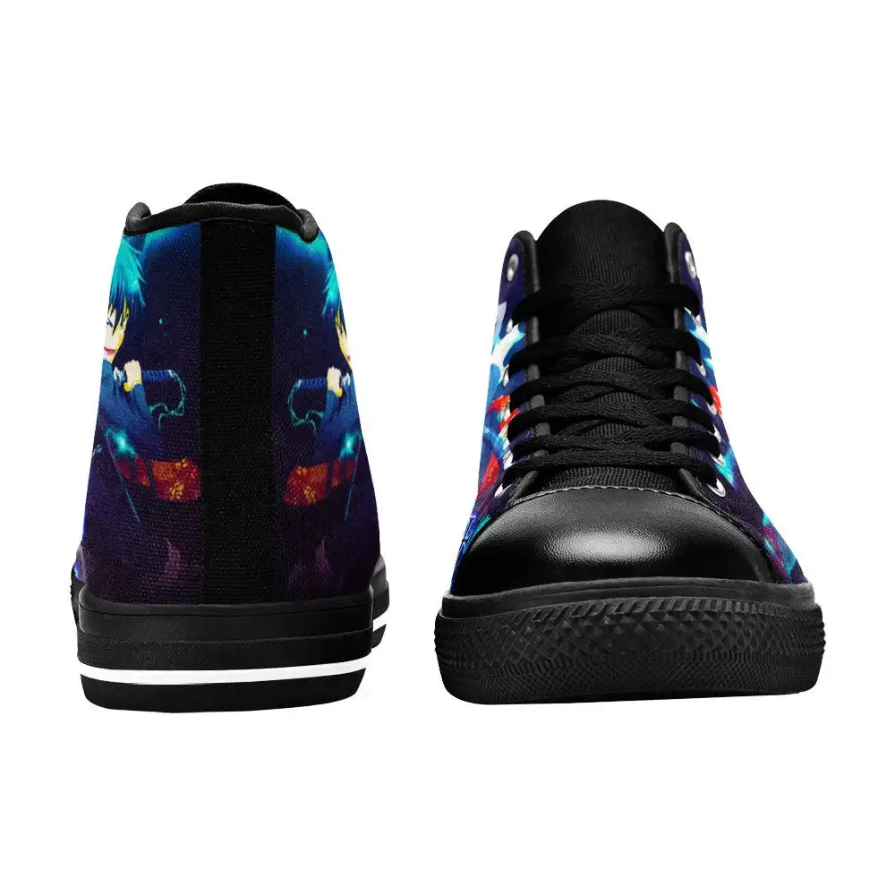 Rin Okumura Ao no Exorcist Shoes High Tops Sneakers for Kids and Adults