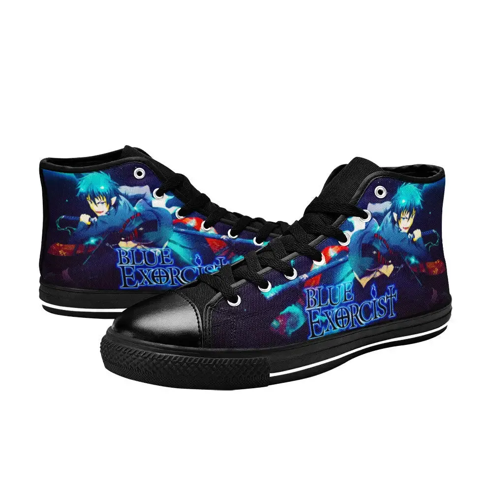 Rin Okumura Ao no Exorcist Shoes High Tops Sneakers for Kids and Adults