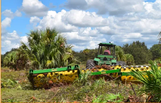 Roller Chopper Renovator Triplex Chopper  8', 10', 12', 14’ & 16’ Sections w/ 30", 36", 42", 50”, 56” & 64” Drum For Tractor Or Dozer