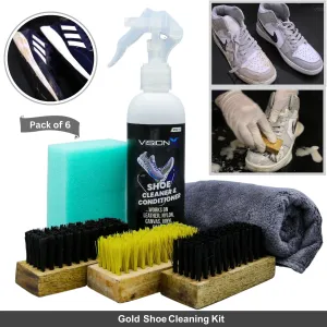 Shoe Cleaner kit for Sneakers, Jordan Shoes, Athletic Shoes and More (Best Shoe Cleaner)- VisionX