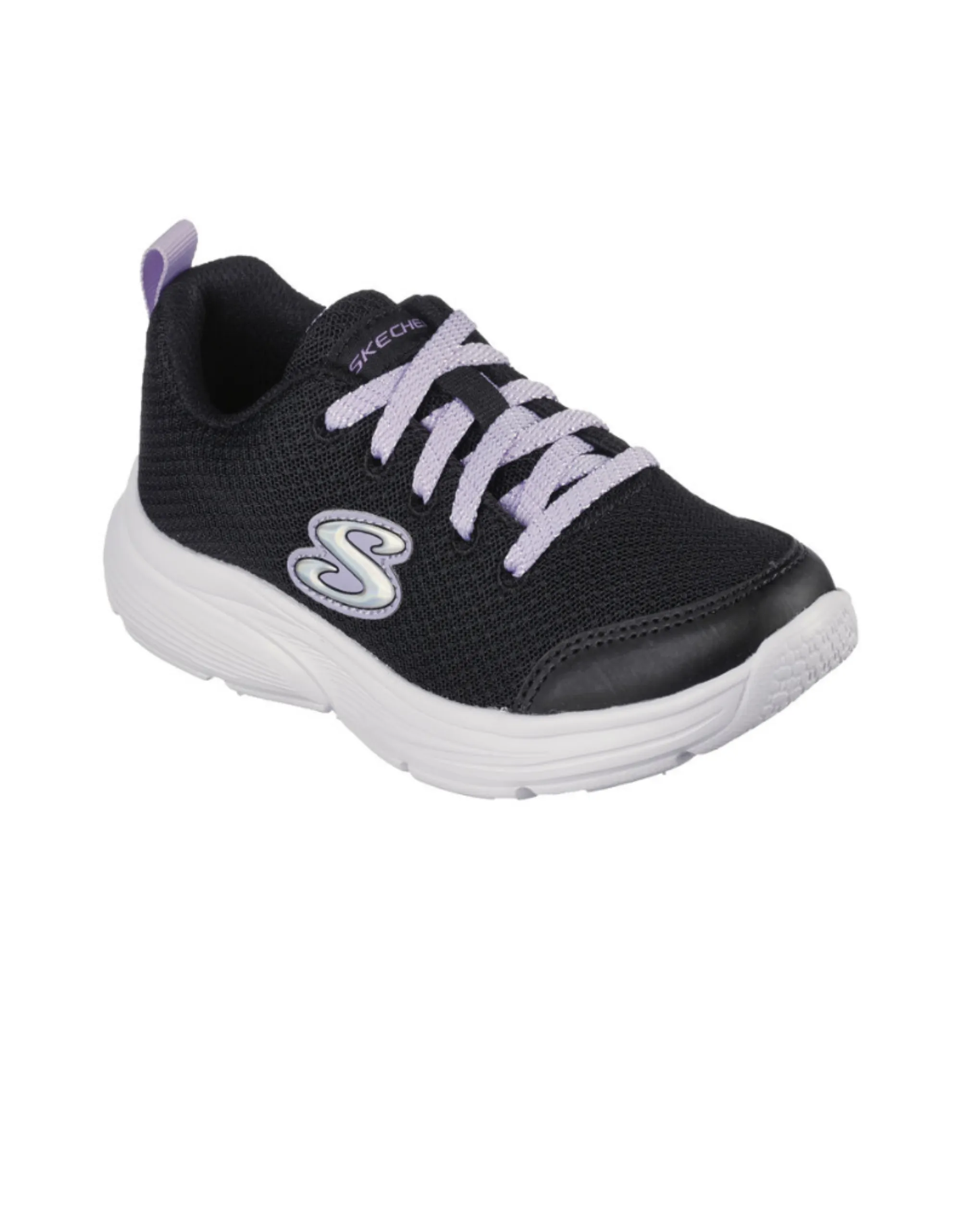 Skechers 303523L BLK Wavy Lites - Blissful Wish - Black