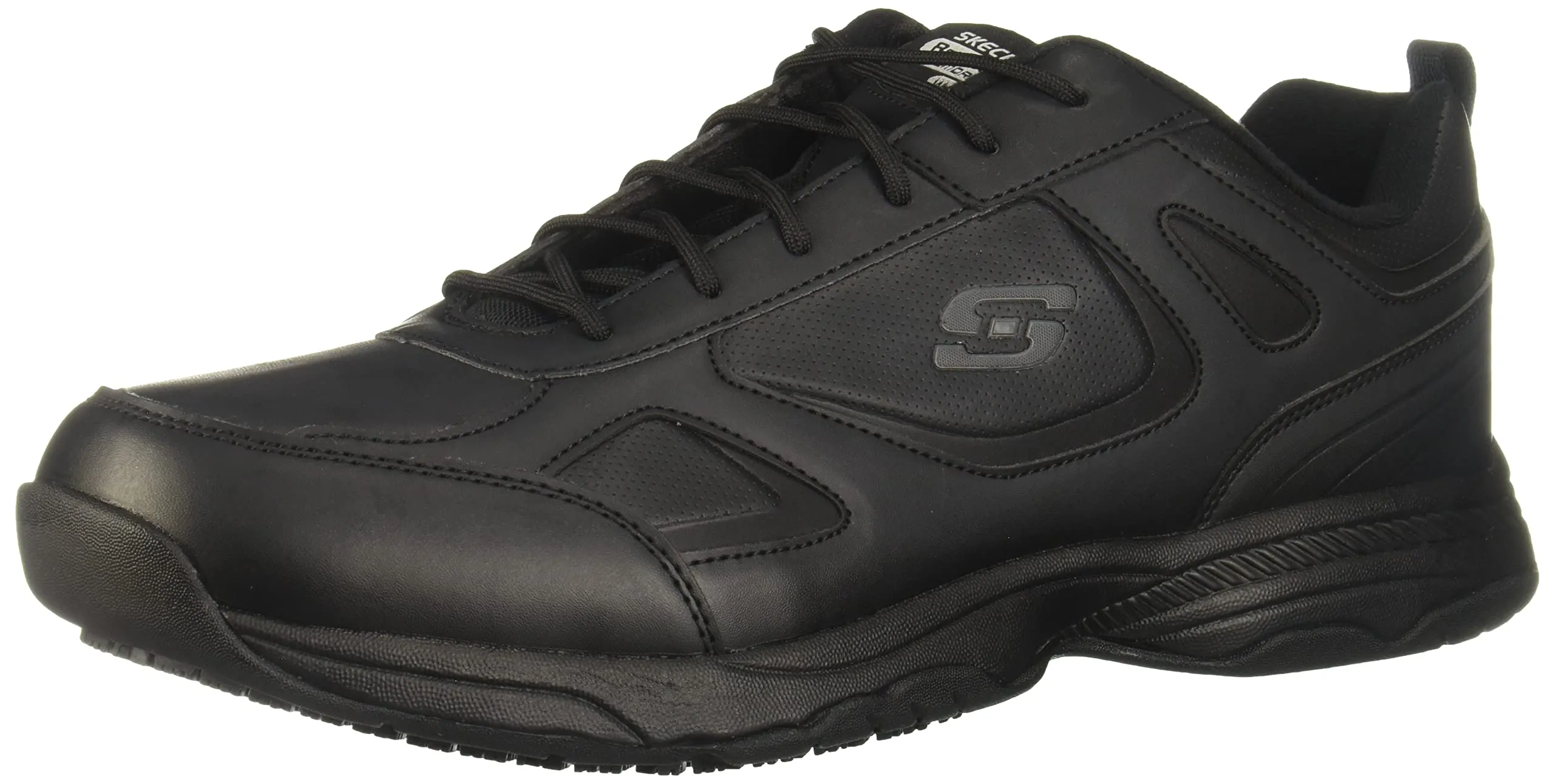 Skechers Men's Dighton Black Work Shoes
