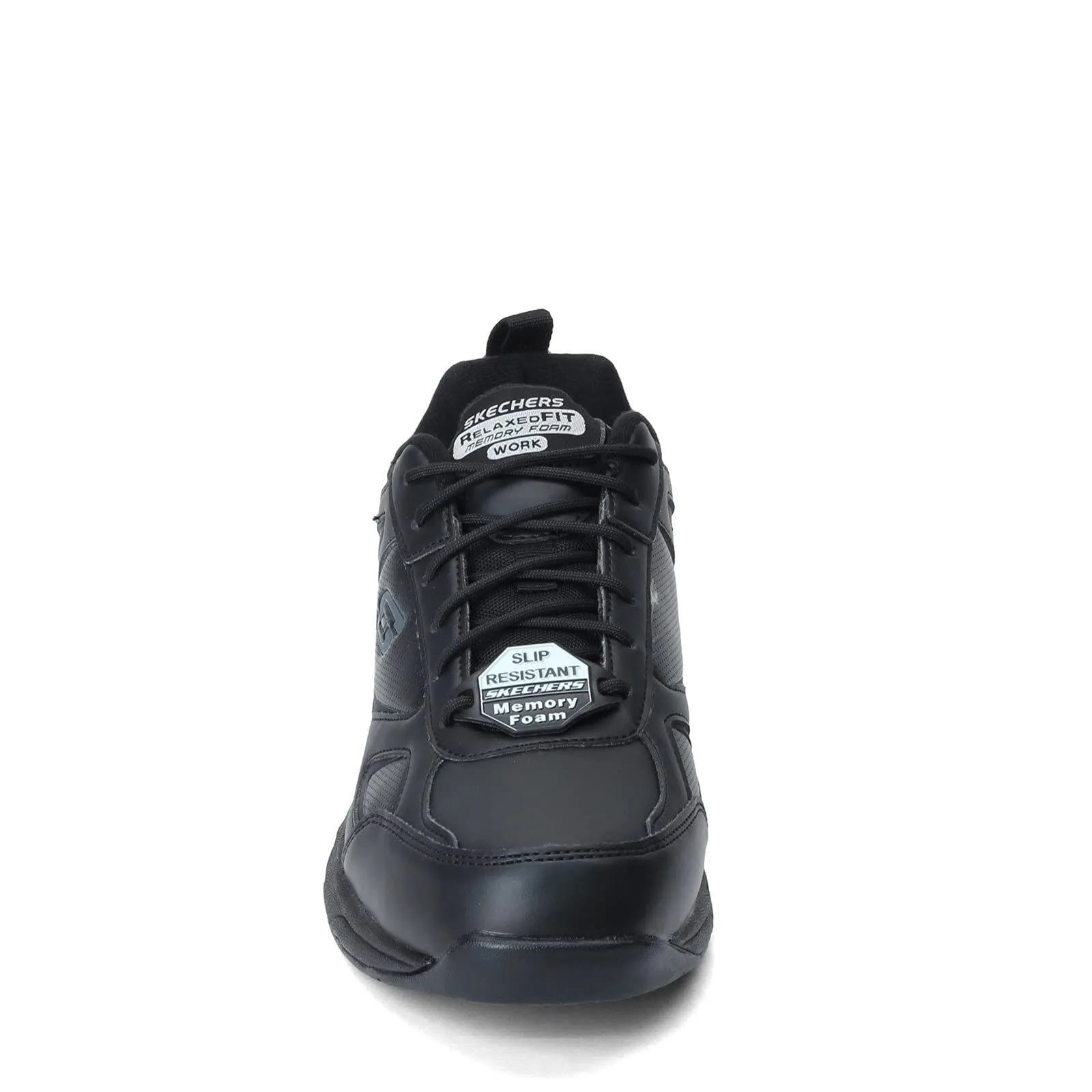 Skechers Men's Dighton Black Work Shoes