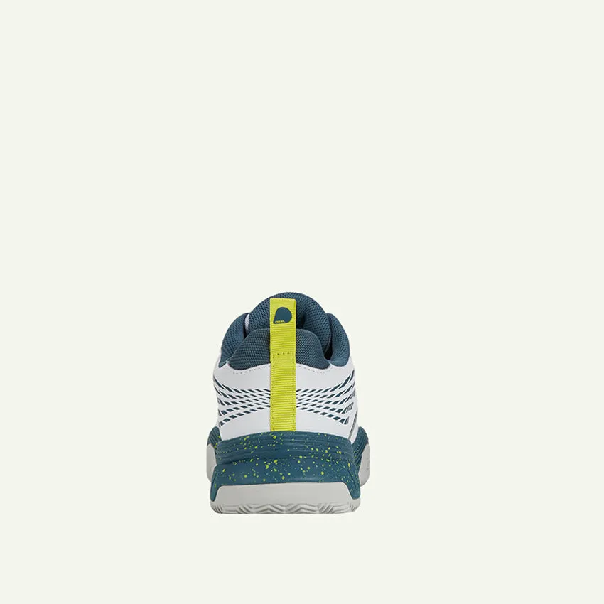 SPEEDEx Padel Men's Shoes - White/Indian Teal/Evening Primrose