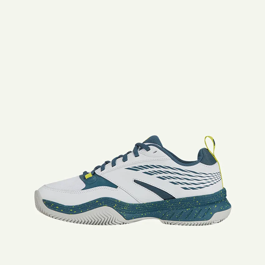 SPEEDEx Padel Men's Shoes - White/Indian Teal/Evening Primrose